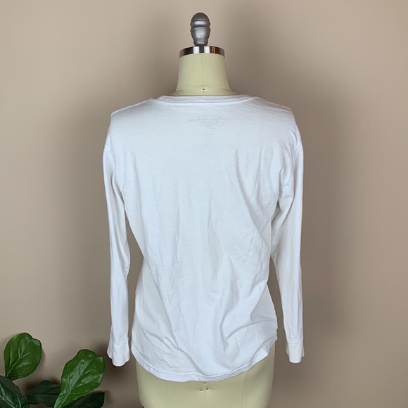 Eighty Eight Savage Skulls and Roses Long Sleeve white Tee - Size Small - Picture 3 of 7